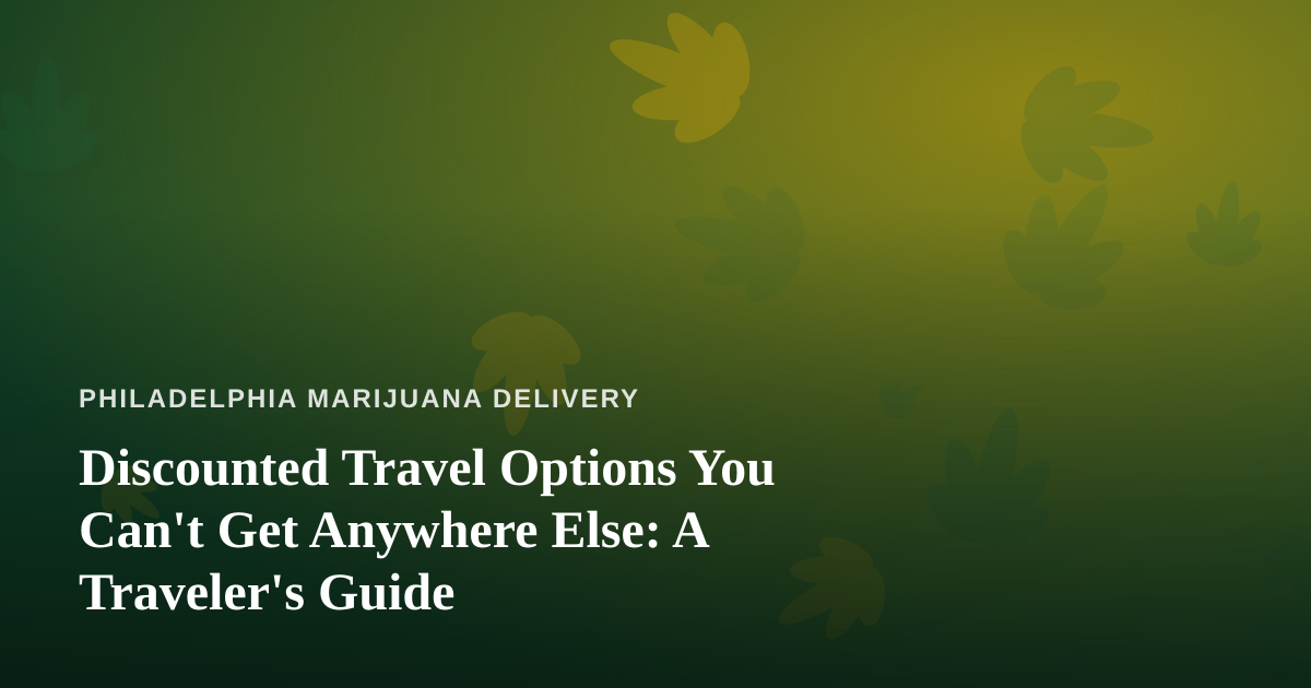 Discounted Travel Options You Can’t Get Anywhere Else: A Traveler’s Guide